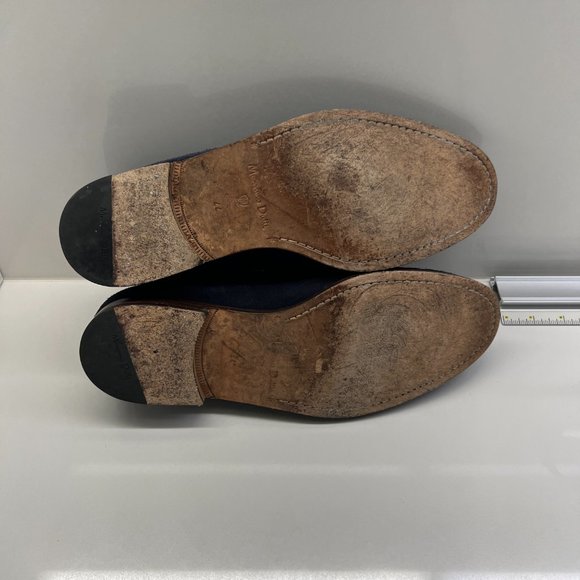 Massimo Dutti Blue Suede Loafers